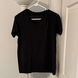 lululemon athletica Black Short Sleeve Tee